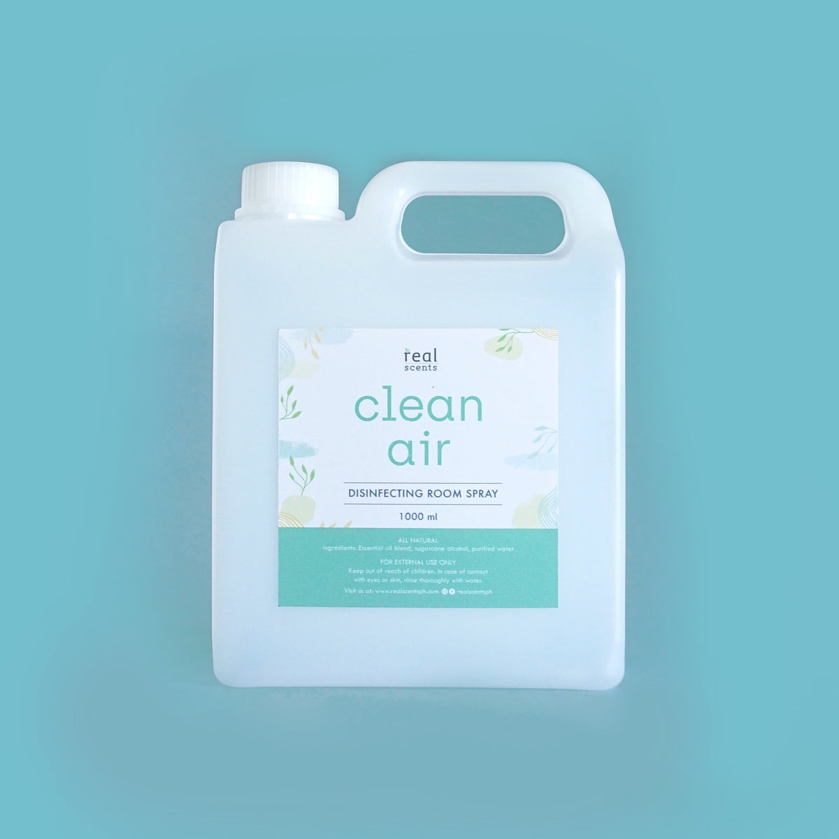 Clean Air Disinfecting Room Spray REFILL 1 liter Real Scents