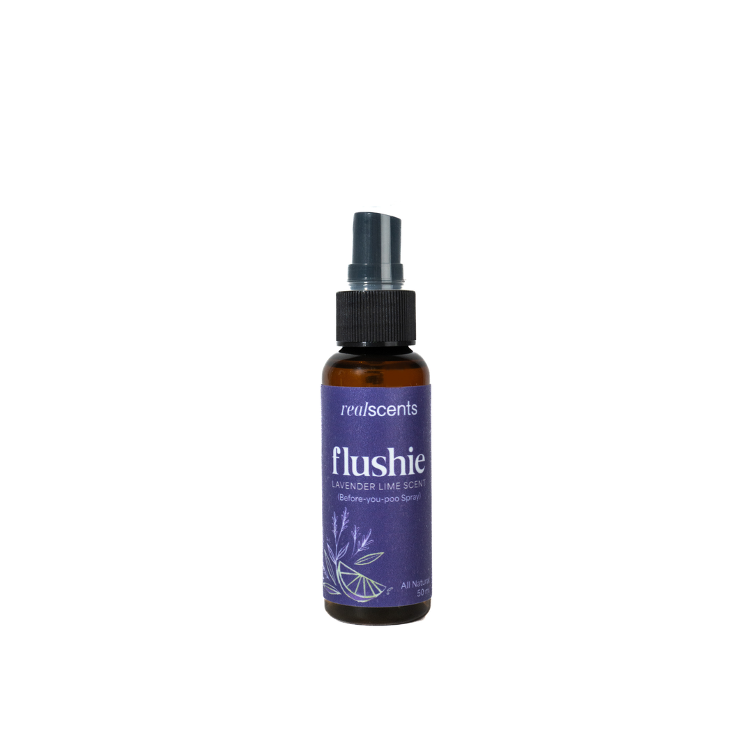 Flushie Toilet Spray 50ml – Real Scents