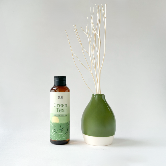 Green Tea Reed Diffuser Set – Real Scents
