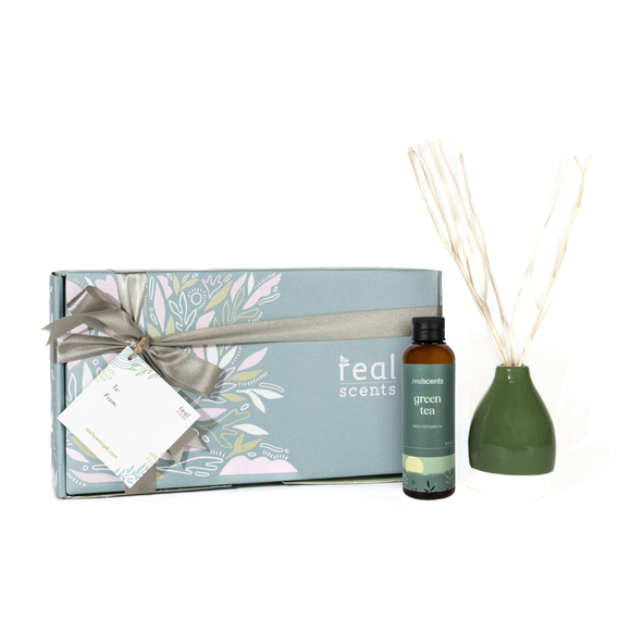 Green Tea Reed Diffuser Set