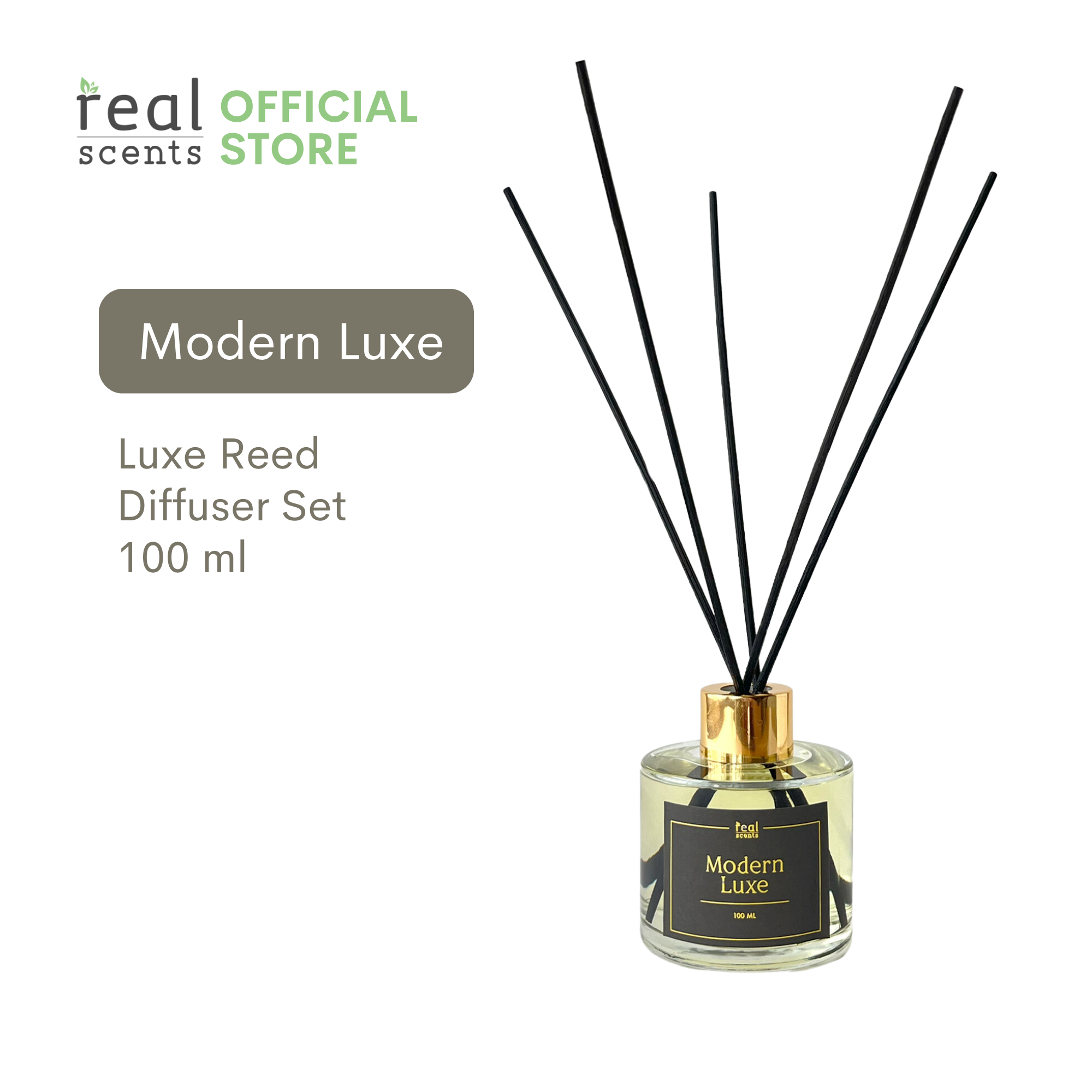Modern Luxe Reed Diffuser Set |100ml – Real Scents